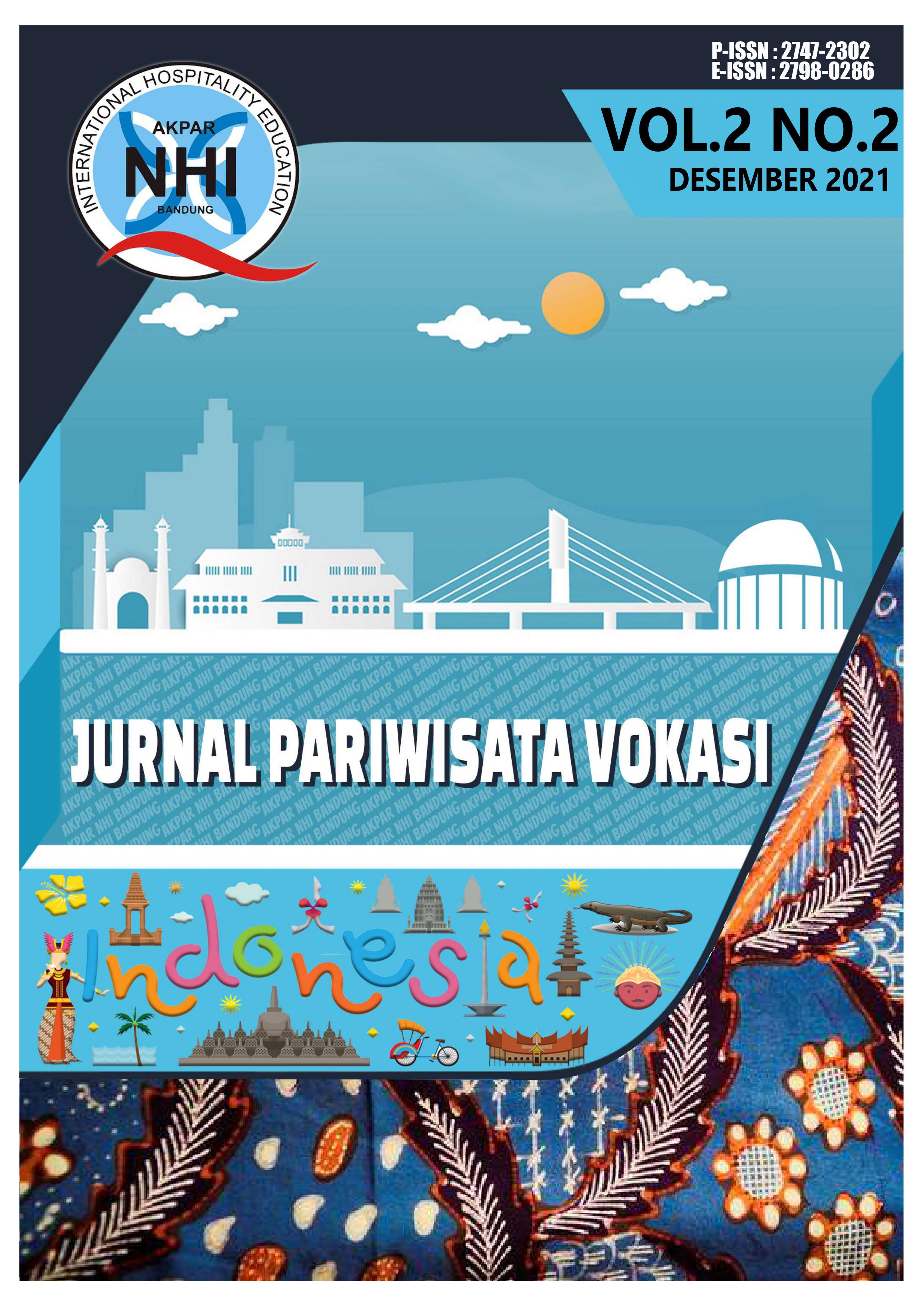					Lihat Vol 2 No 2 (2021): Jurnal Pariwisata Vokasi
				