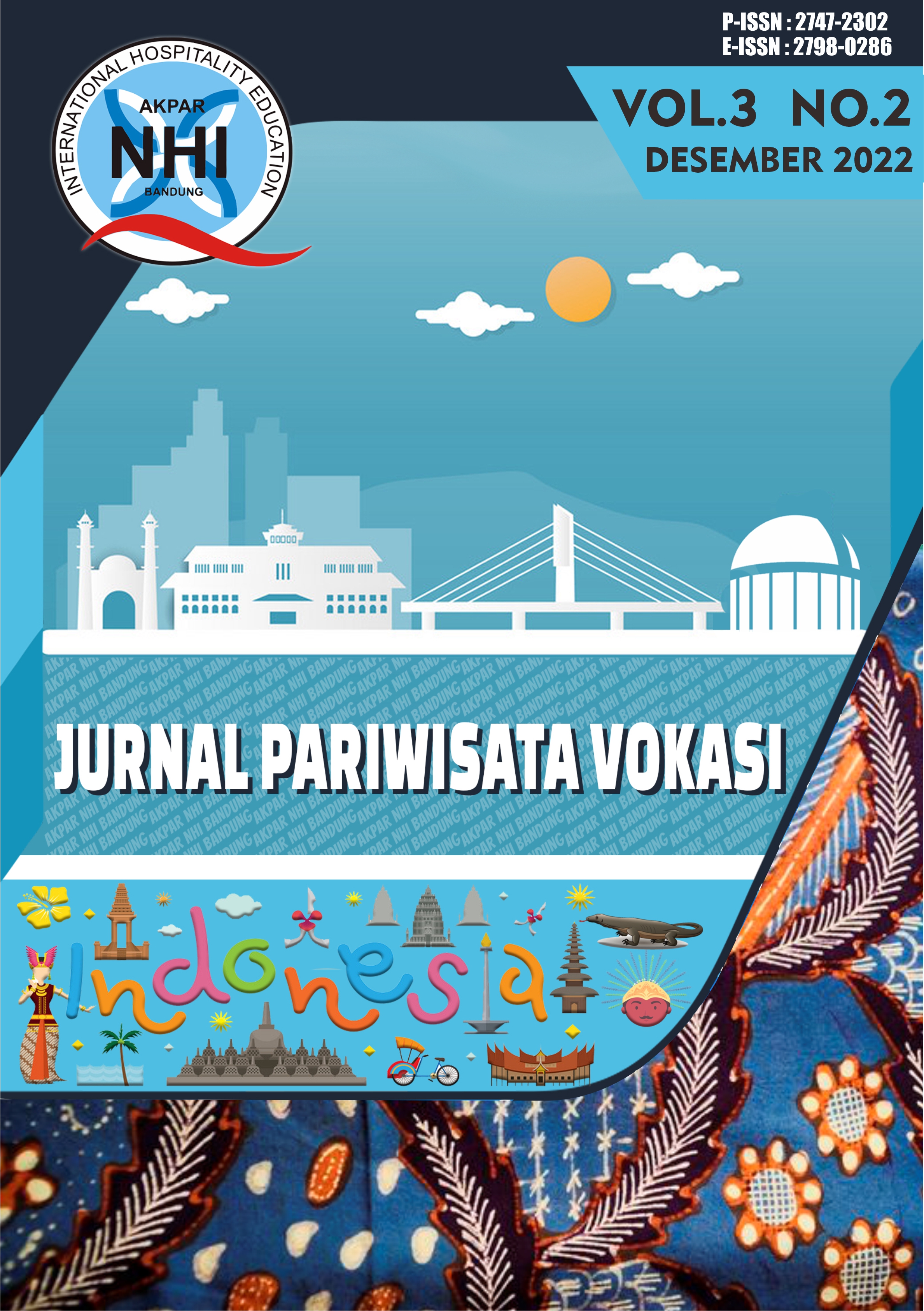 					Lihat Vol 3 No 2 (2022): Jurnal Pariwisata Vokasi
				